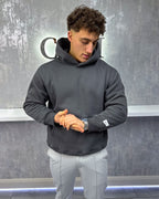 Sudadera esencial de Cali de gran tamaño - Gray