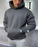 Sudadera esencial de Cali de gran tamaño - Gray