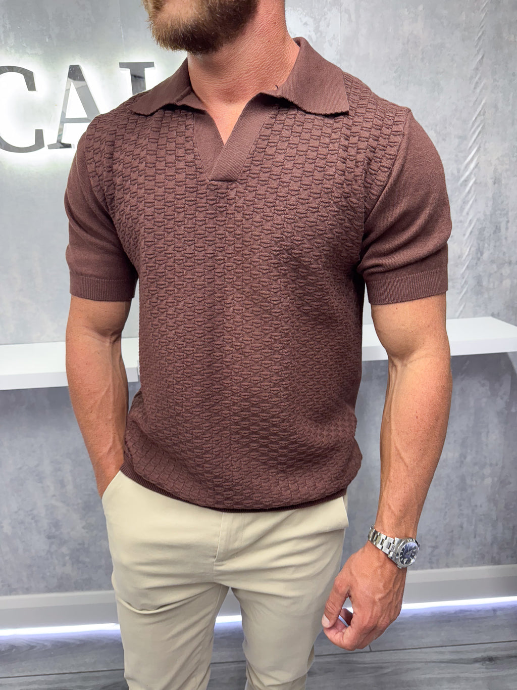 The Monaco polo shirt - Brown