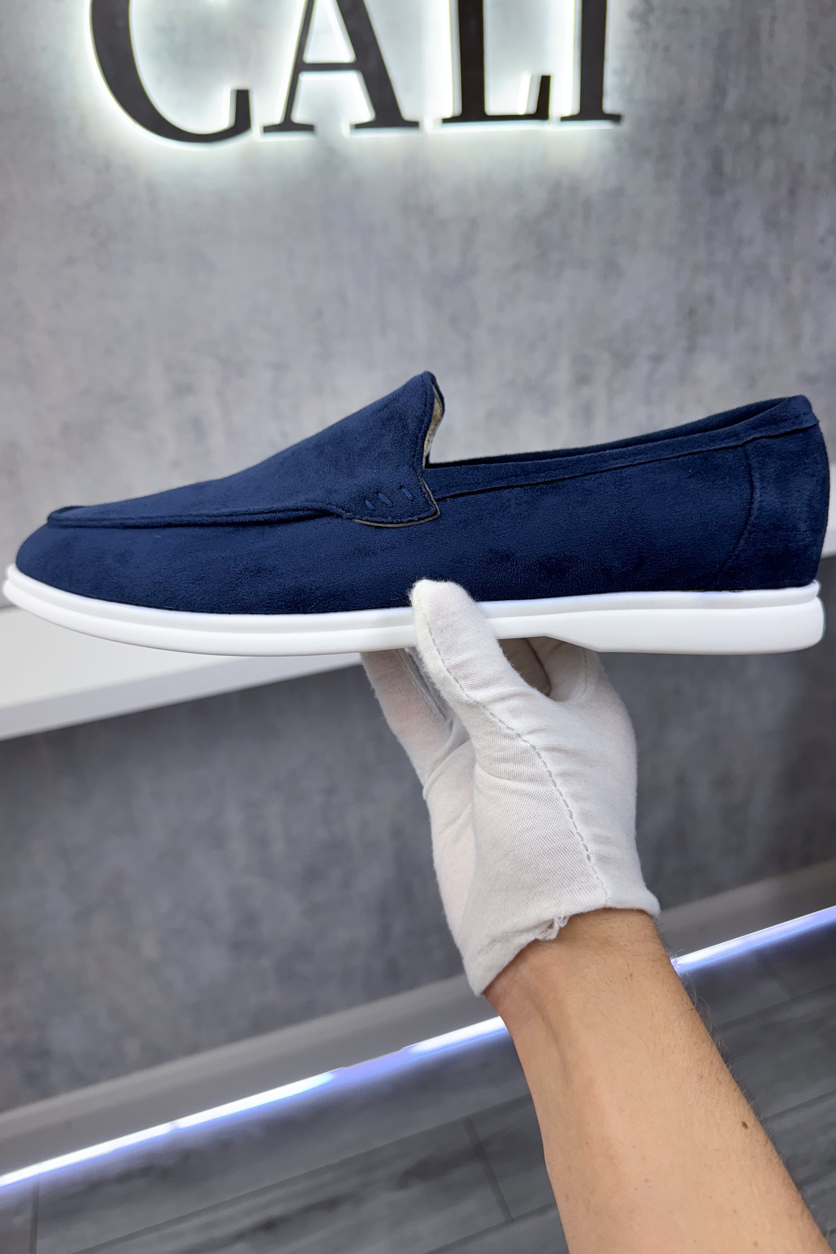 Promenade schoenen - marineblauw