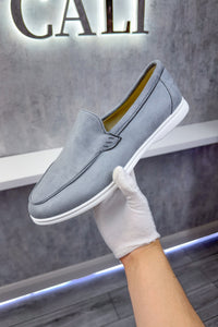 Mocassins Promenade - bleu clair