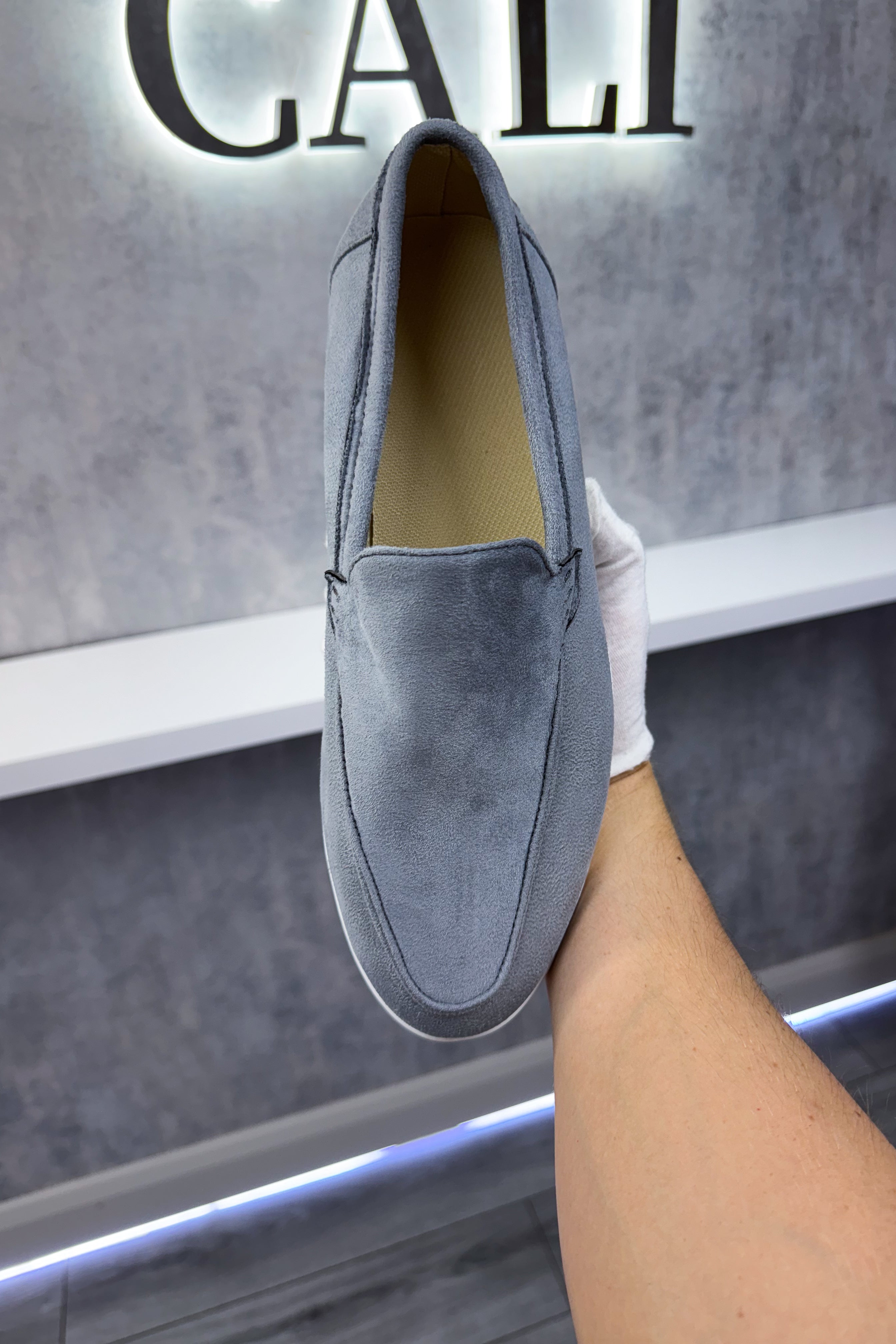 Promenade Loafers - lichtblauw