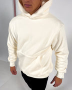Sudadera esencial de Cali de gran tamaño - Crema