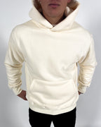 Sudadera esencial de Cali de gran tamaño - Crema