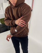 Sudadera esencial de Cali de gran tamaño - Brown