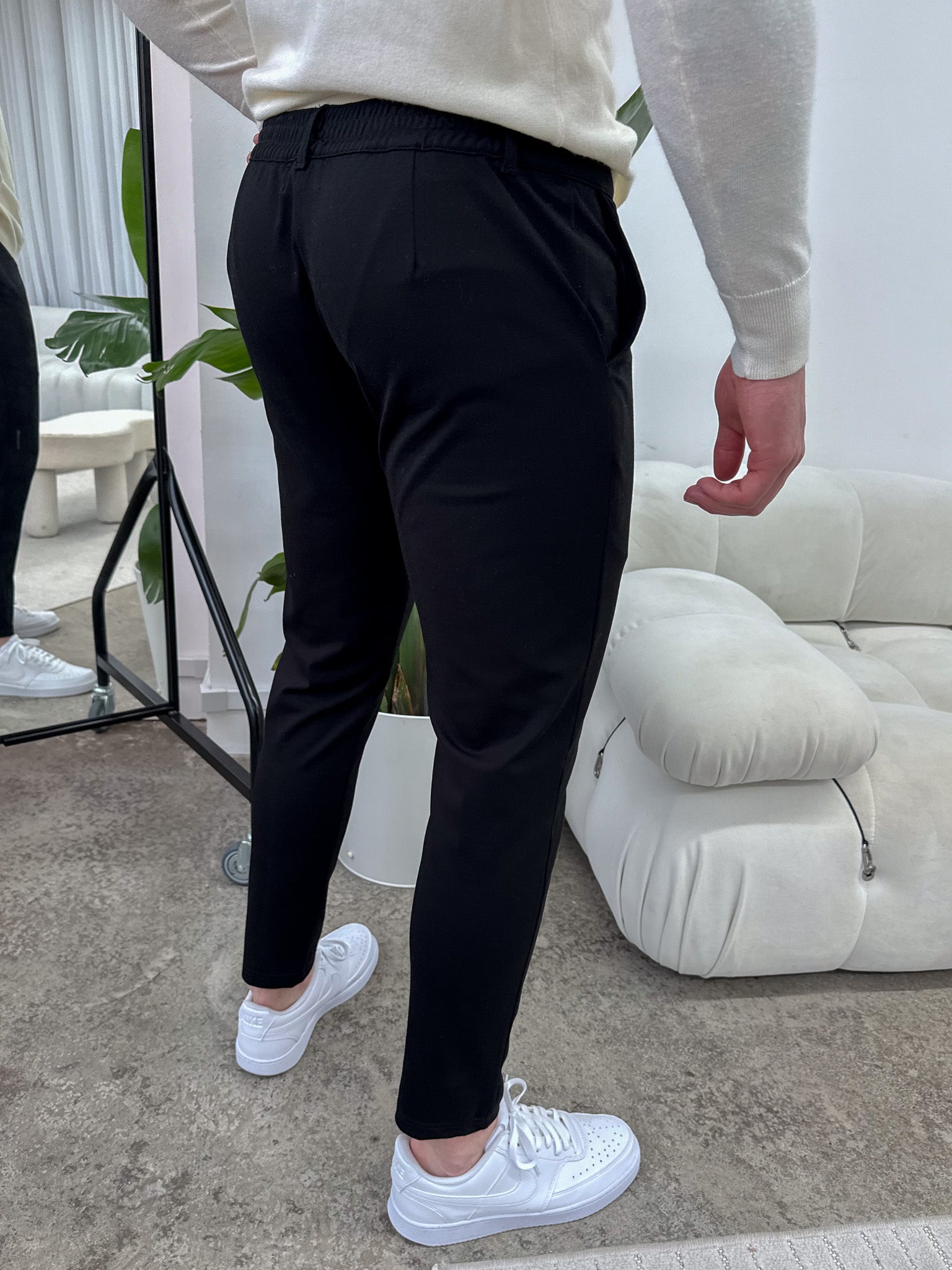 capone Luxe Broek - Zwart