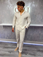 The Linen Shirt - Oatmeal