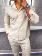 The Linen Shirt - Oatmeal