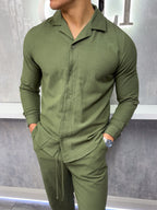 The Linen Shirt - Khaki