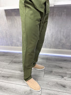 Le pantalon en lin - Khaki