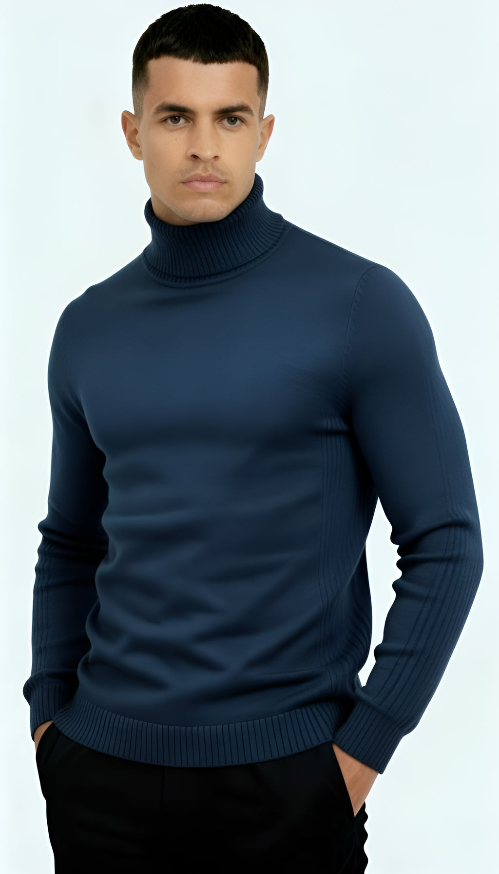 Klassischer Rollkragenpullover für Männer - warm, modisch und vielseitig