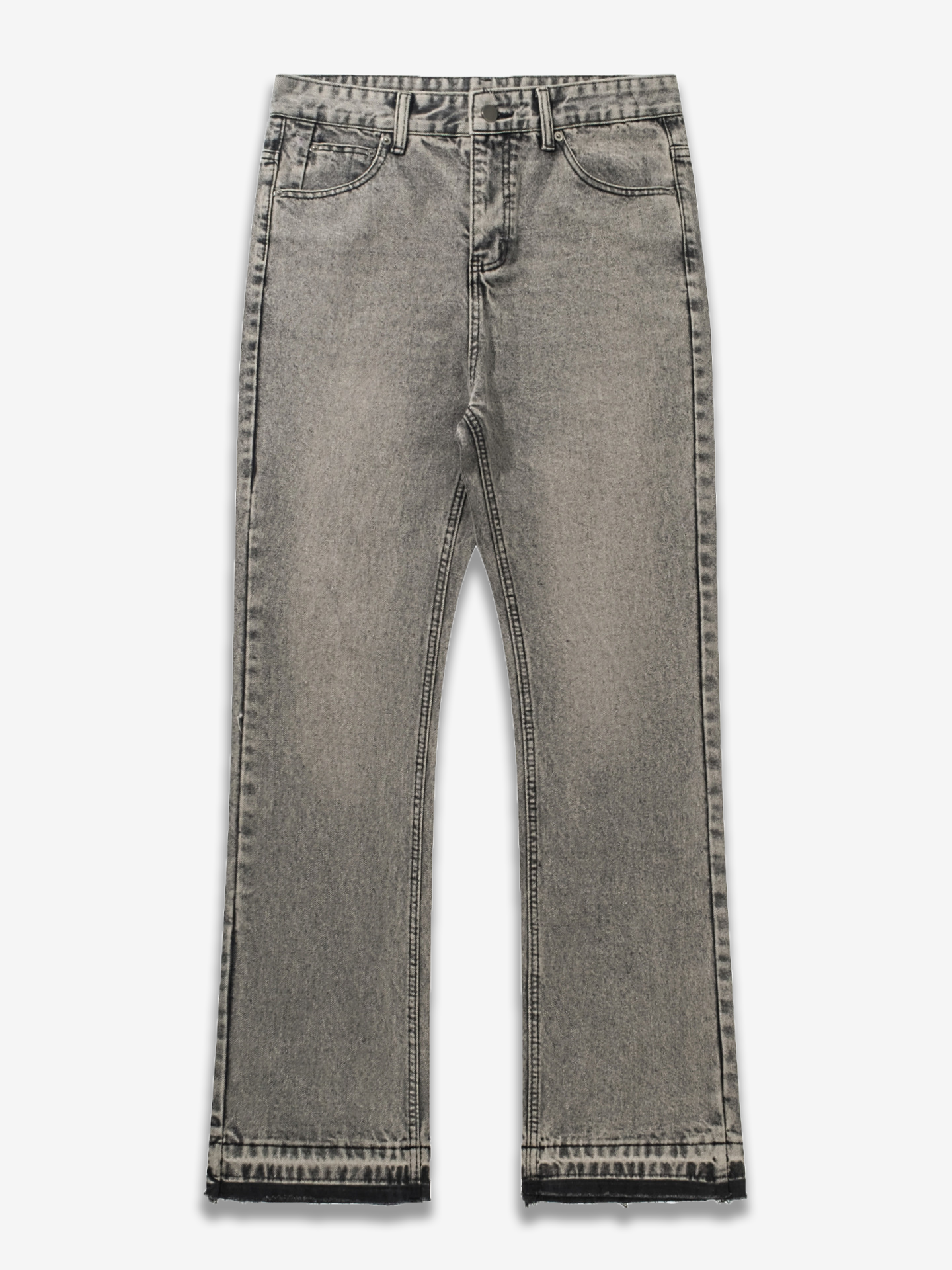 Jeans met wijde pijpen voor heren - Grijs