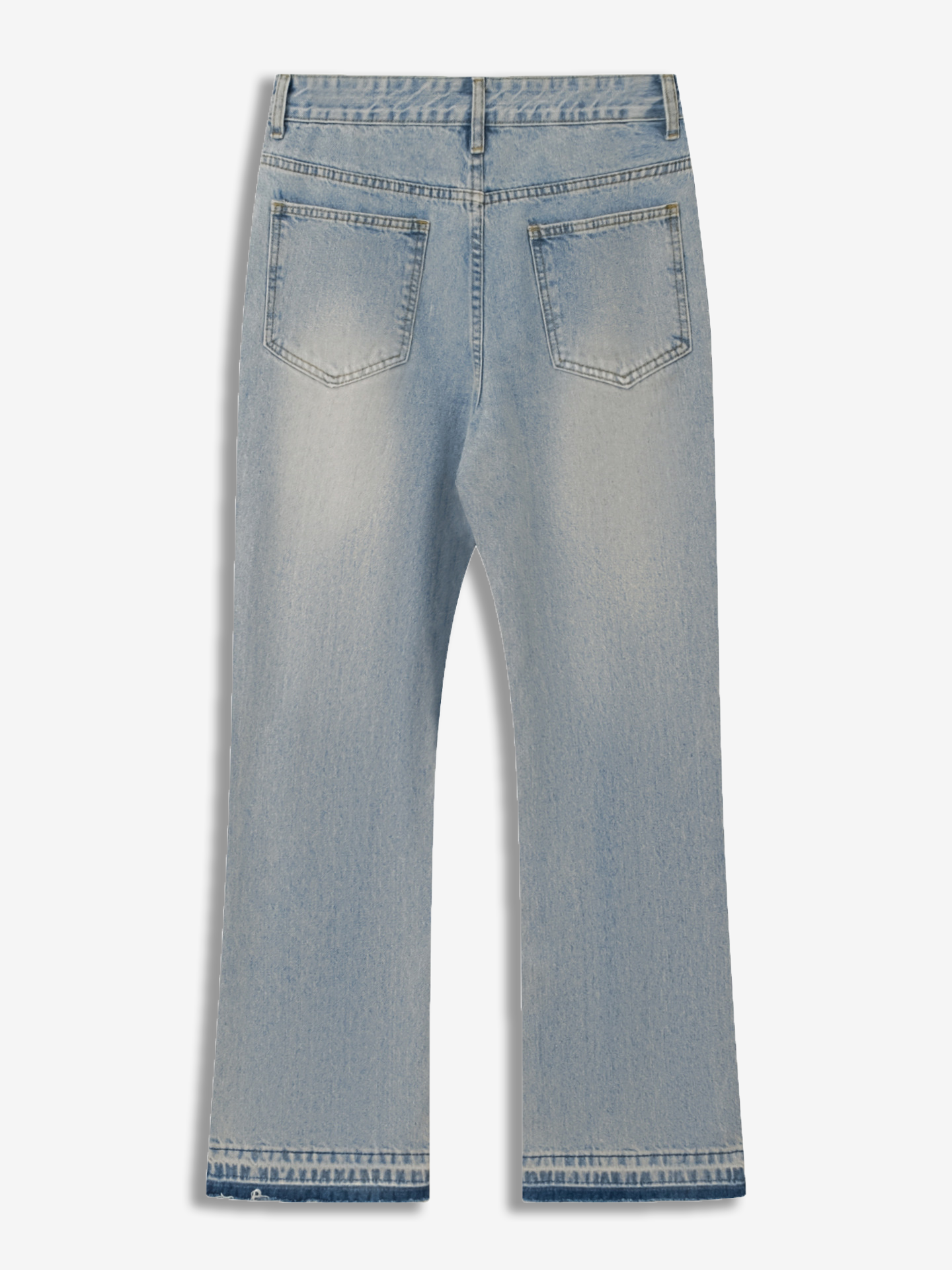 Denim jeans met wijde pijpen voor heren - Lichtblauw