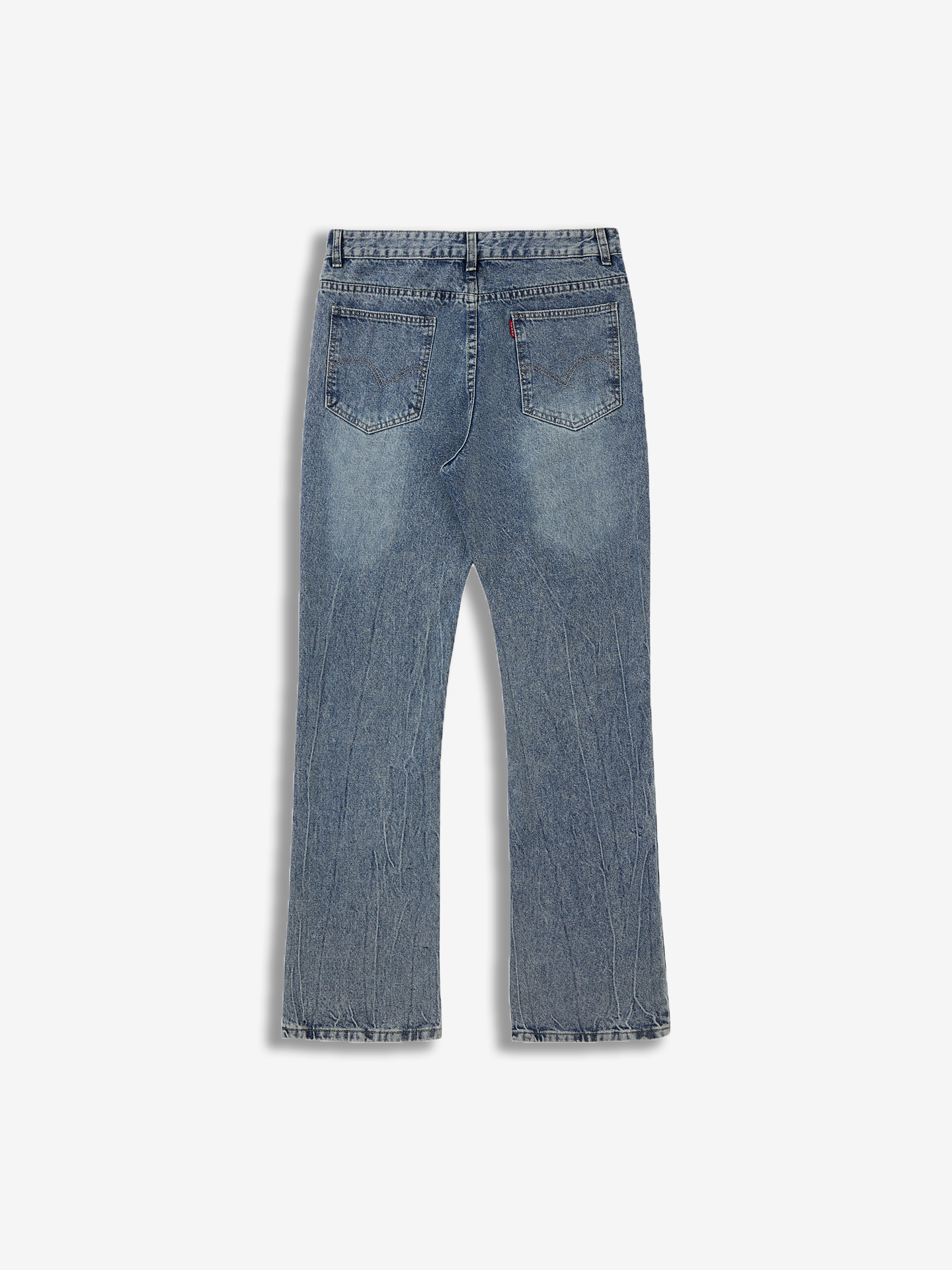Denim jeans met wijde pijpen voor heren - Lichtblauw
