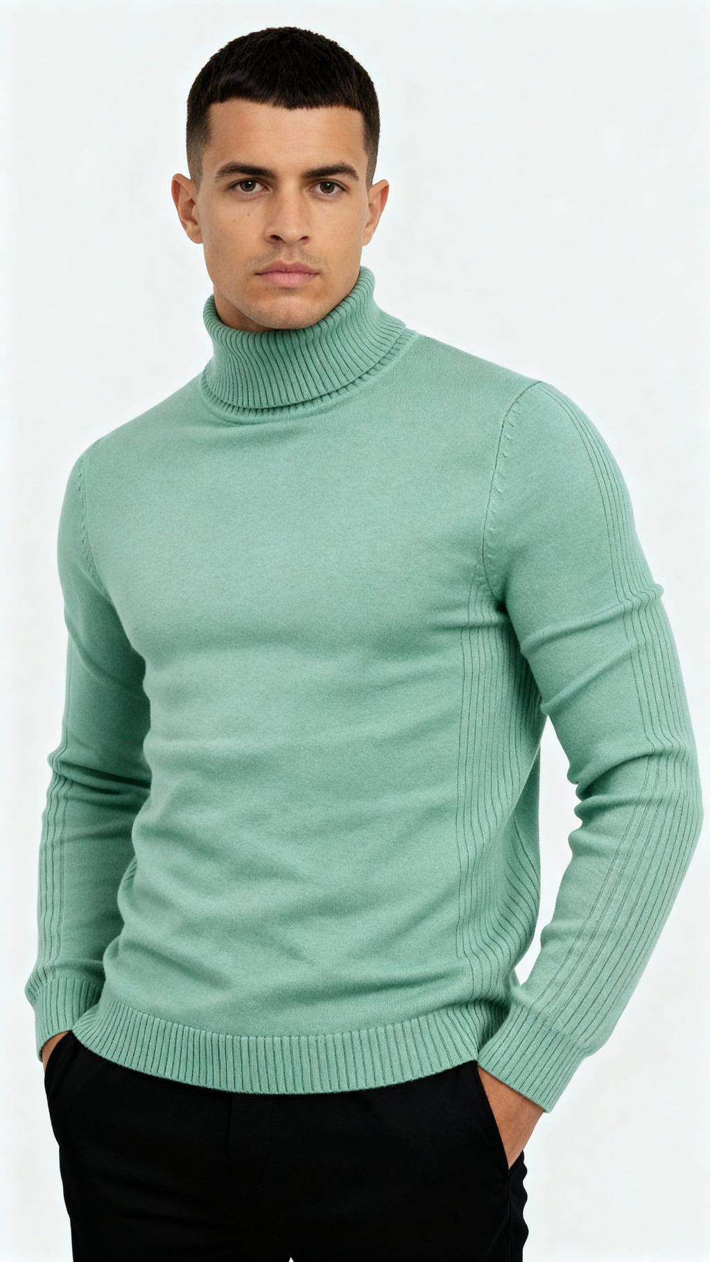 Klassischer Rollkragenpullover für Männer - warm, modisch und vielseitig