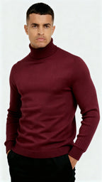 Klassischer Rollkragenpullover für Männer - warm, modisch und vielseitig