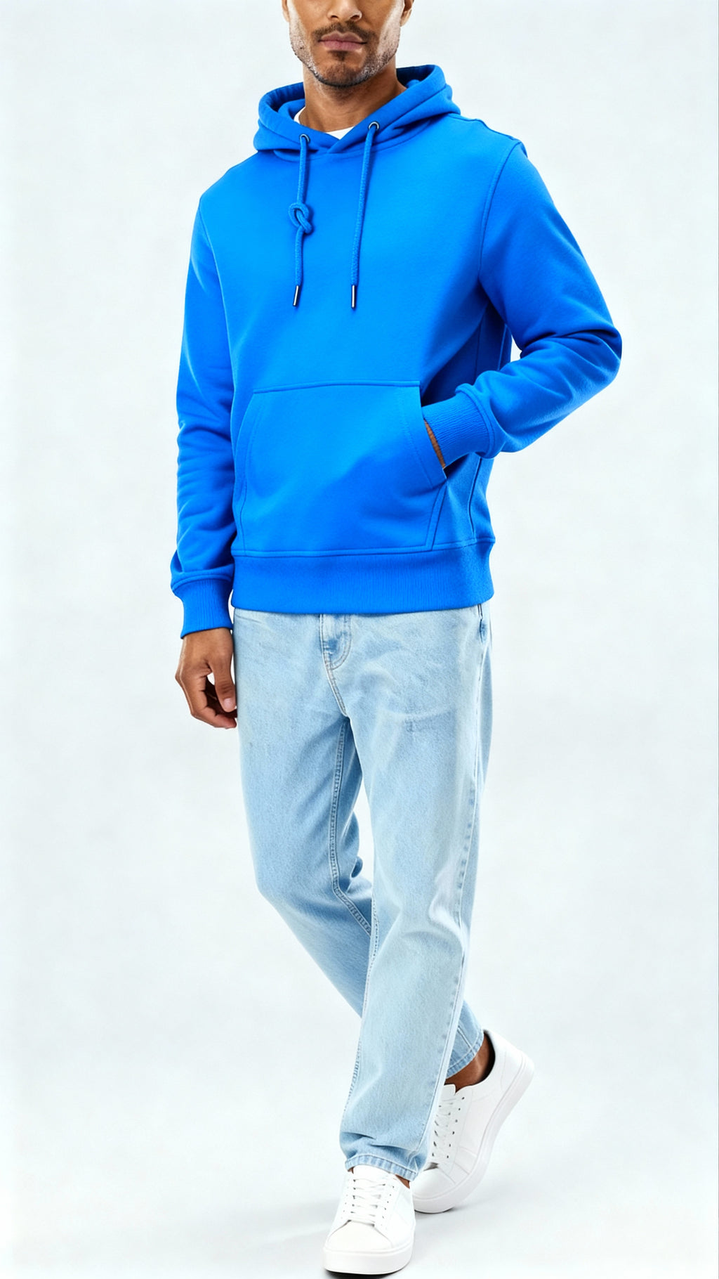 Herren-Hoodie – Pullover aus weicher Baumwollmischung mit verstellbarer Kapuze & Kängurutasche für täglichen Komfort