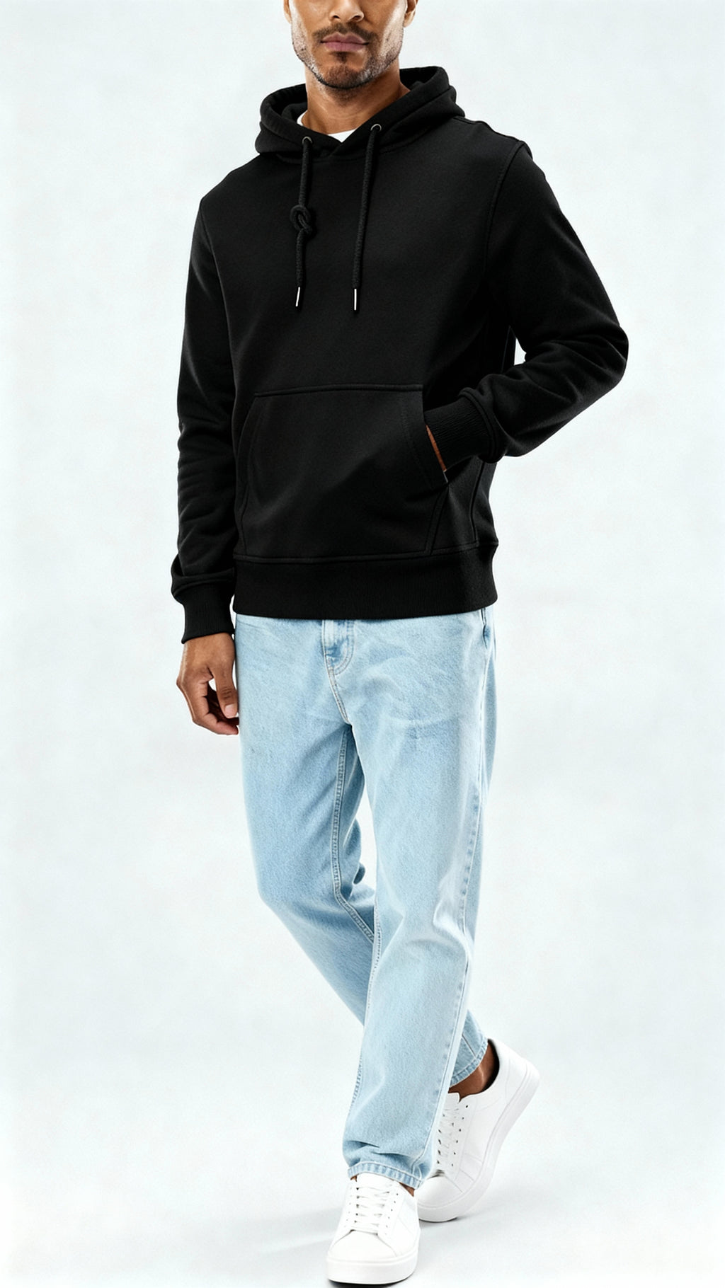 Herren-Hoodie – Pullover aus weicher Baumwollmischung mit verstellbarer Kapuze & Kängurutasche für täglichen Komfort
