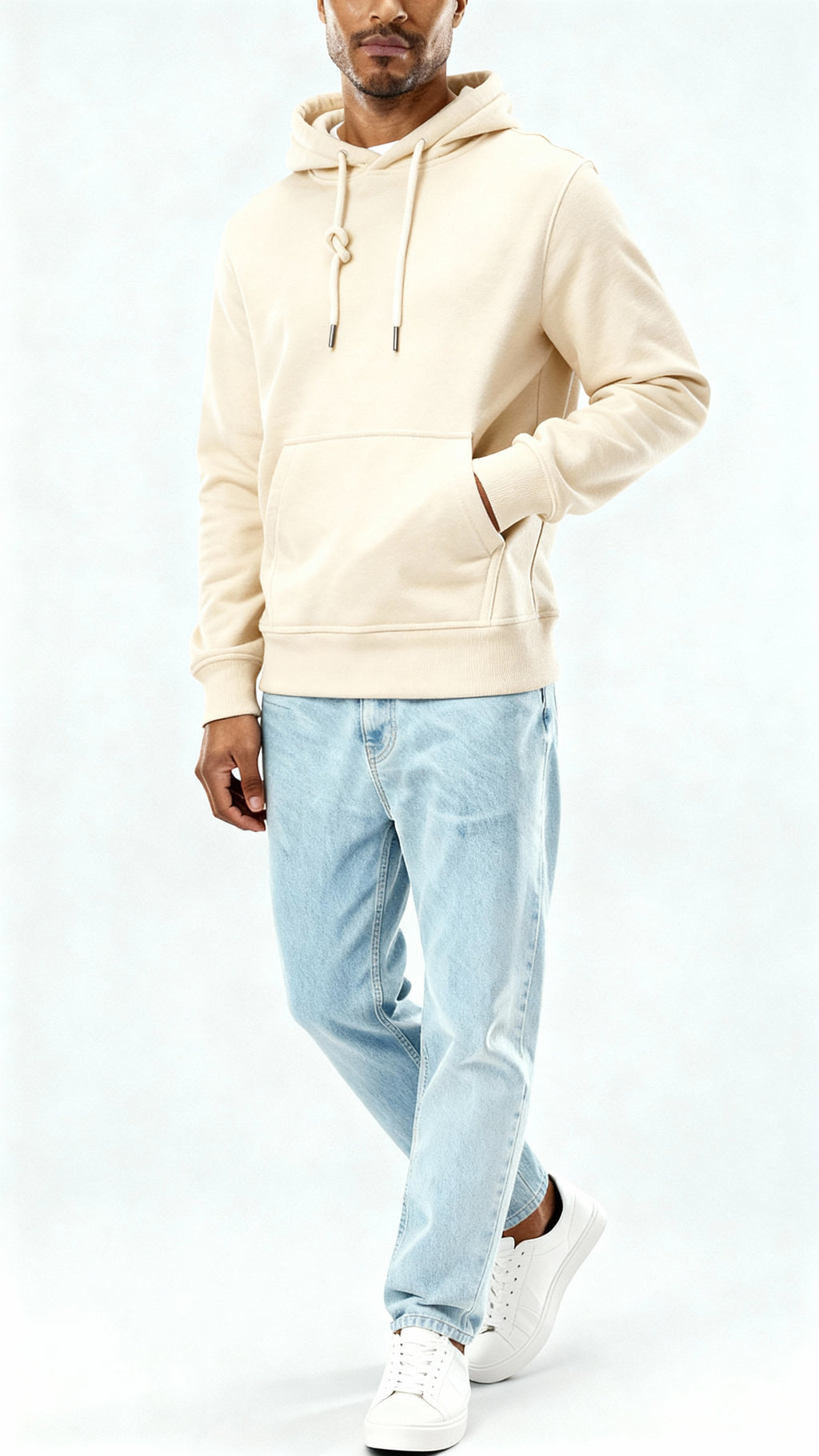Herren-Hoodie – Pullover aus weicher Baumwollmischung mit verstellbarer Kapuze & Kängurutasche für täglichen Komfort