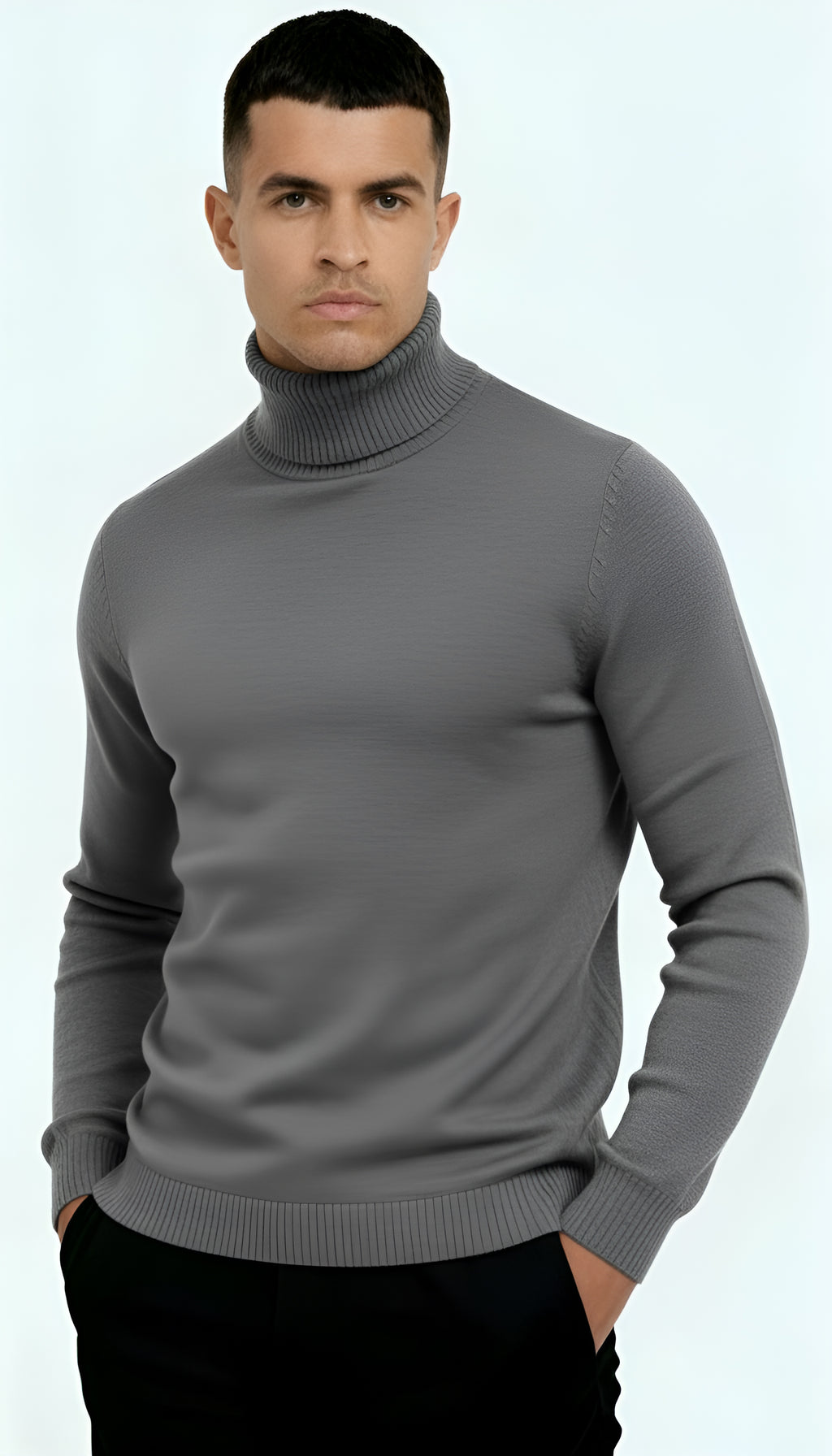 Klassischer Rollkragenpullover für Männer - warm, modisch und vielseitig