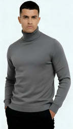 Klassischer Rollkragenpullover für Männer - warm, modisch und vielseitig
