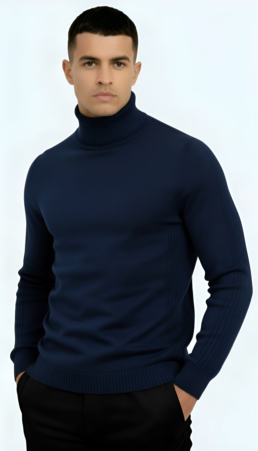 Klassischer Rollkragenpullover für Männer - warm, modisch und vielseitig