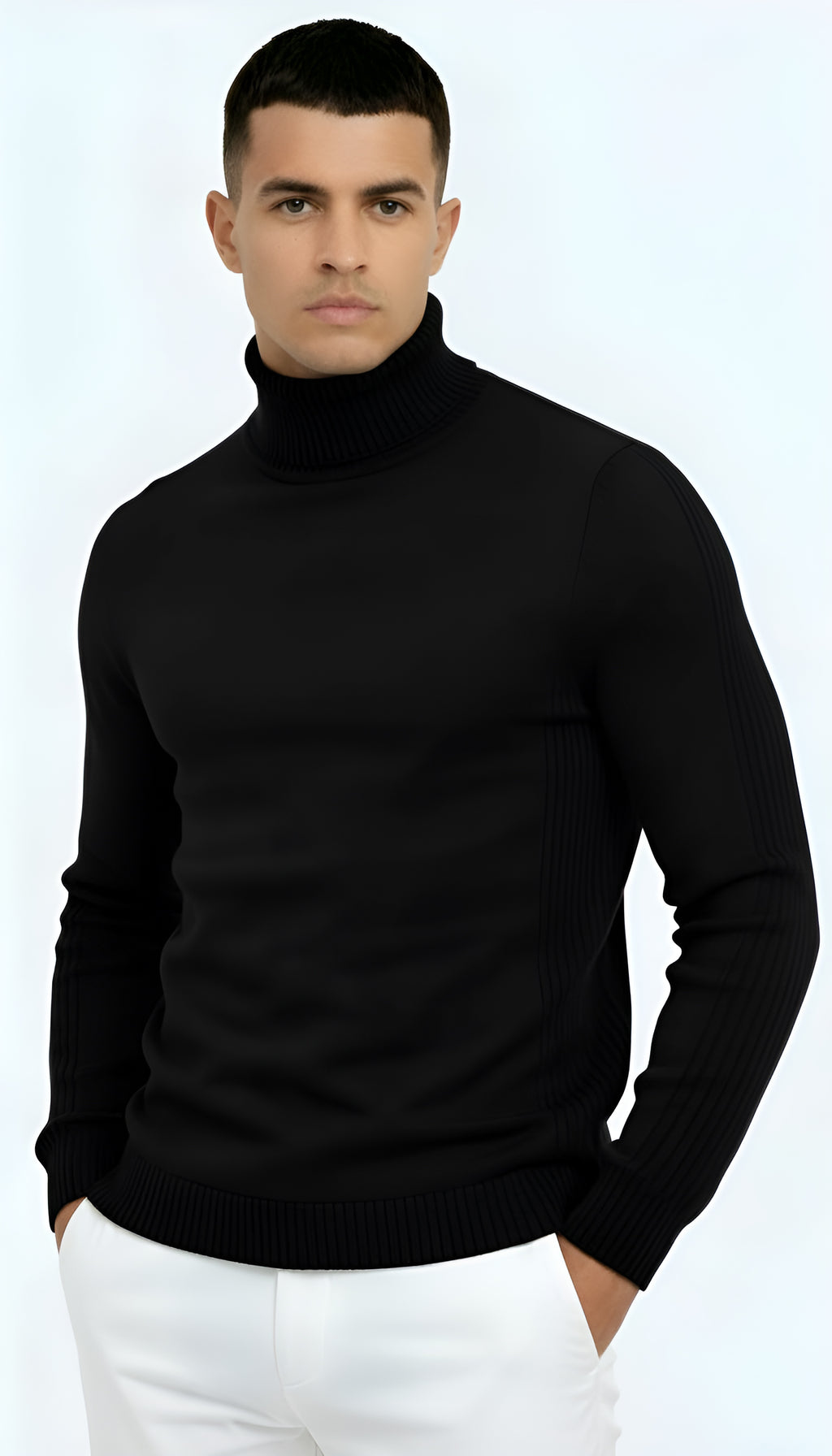 Klassischer Rollkragenpullover für Männer - warm, modisch und vielseitig