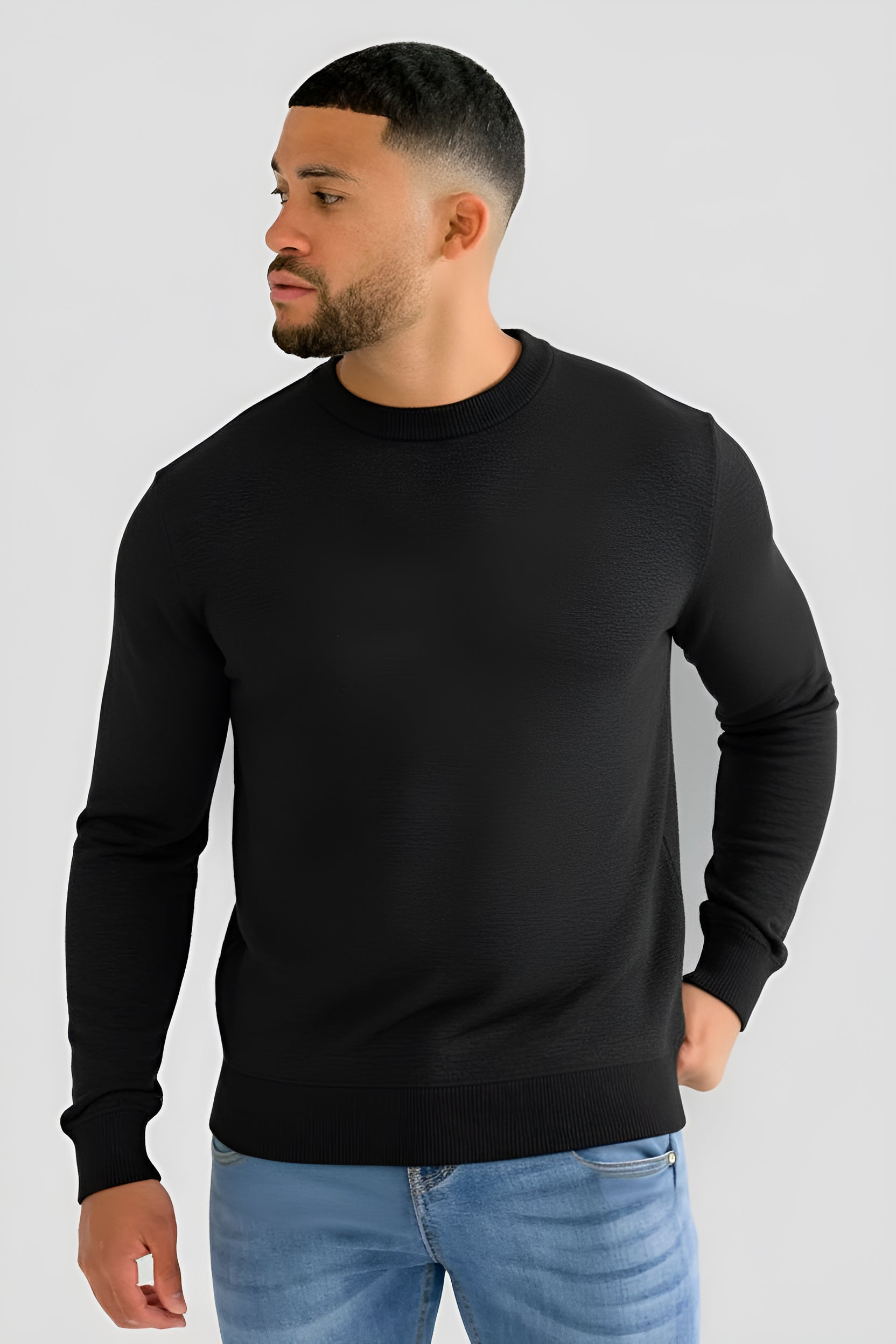 The Milano - Strickpullover für Herren , Klassischer taillierter Look