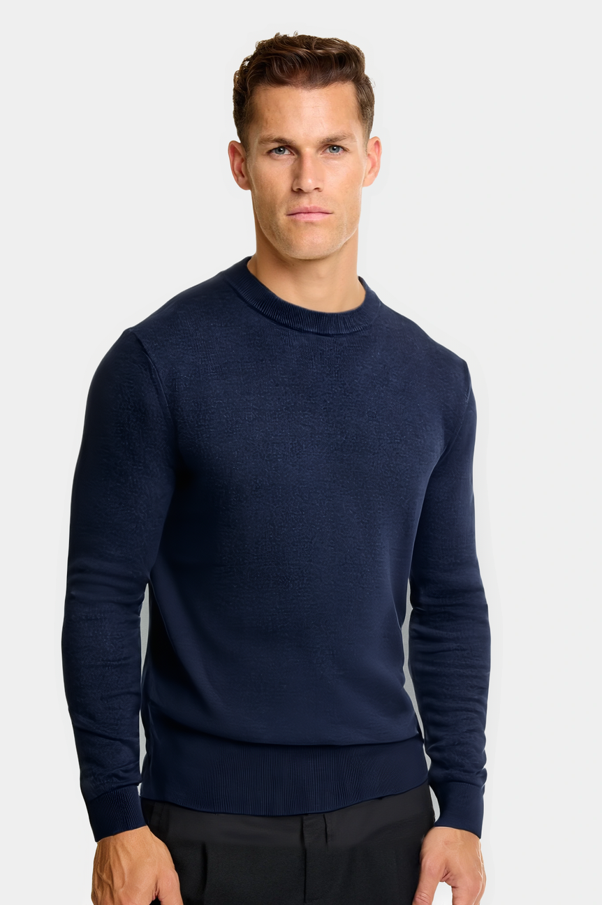 The Milano - Strickpullover für Herren , Klassischer taillierter Look