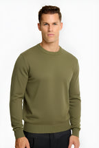 The Milano - Jersey de punto para hombre , Look clásico entallado