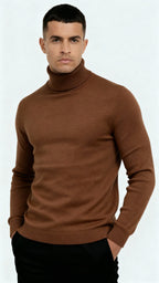 Klassischer Rollkragenpullover für Männer - warm, modisch und vielseitig