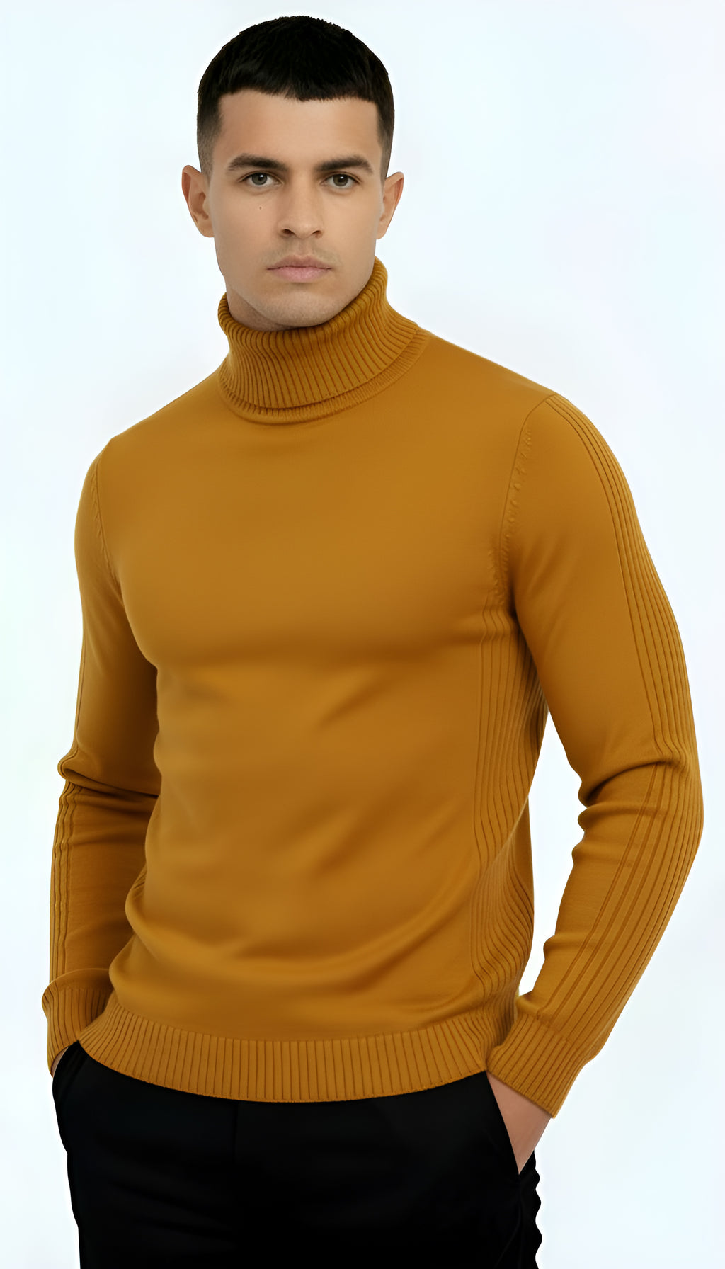 Klassischer Rollkragenpullover für Männer - warm, modisch und vielseitig