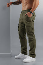 Cargo-Hose mit weitem Schnitt und Seitentaschen