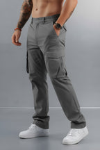 Cargo-Hose mit weitem Schnitt und Seitentaschen