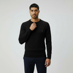 Herren-Rundhals-Pullover mit Rautenmuster – Klassischer Strickpullover für smarten & lässigen Stil