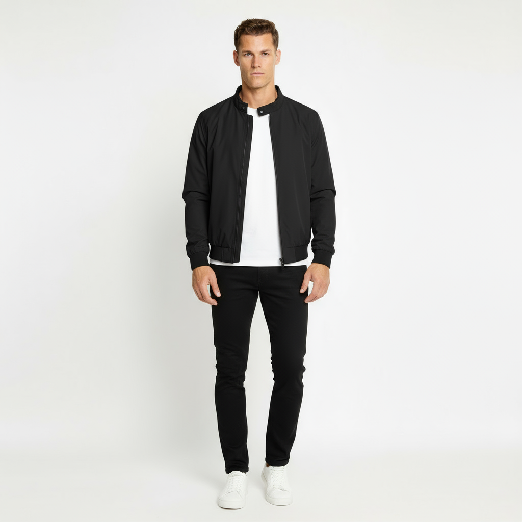 Blouson bomber léger pour homme - Veste décontractée sportive, respirante et stylée