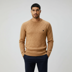 Herren-Rundhals-Pullover mit Rautenmuster – Klassischer Strickpullover für smarten & lässigen Stil
