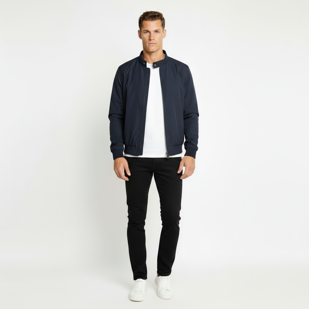 Blouson bomber léger pour homme - Veste décontractée sportive, respirante et stylée