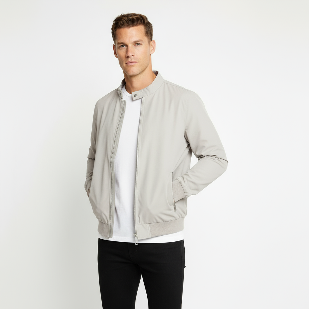 Blouson bomber léger pour homme - Veste décontractée sportive, respirante et stylée